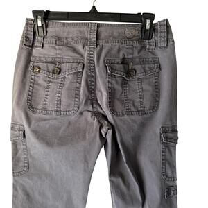 Christopher Blue Pants Y2k 4 Gray‎ Cargo Straight Pockets Casual Utility Grunge